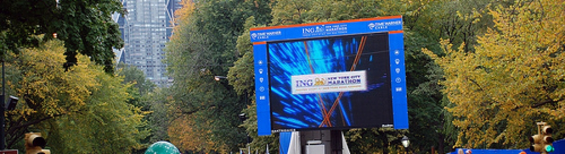 Impact’s LED Screens Set the Pace for the 2010 ING New York City Marathon